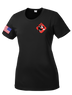 HHB 1-51 ADA Ladies Competitor Tee with RWB Flag on Right Sleeve