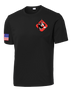 HHB 1-51 ADA Competitor Tee with RWB Flag on Right Sleeve