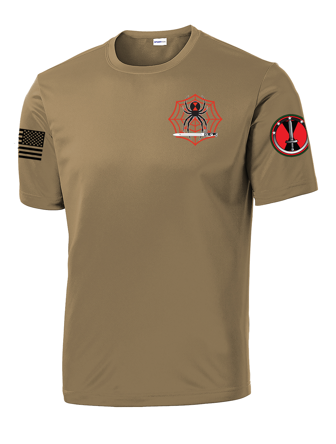 HHBN 7th MDC-P Competitor Tee with two-sleeve print *High Sleeve Print* Solid Flag