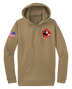 HHB 1-51 ADA Fleece Hooded Pullover with RWB Flag on Right Sleeve