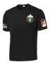 147th Field Hospital 500 LB Club Competitor Tee with Flag with Two Sleeve Print