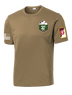 147th Field Hospital 1000 LB Club Competitor Tee with Flag with Two Sleeve Print