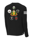 147th Field Hospital Fleece Pullover Crew with Flag with Effects on Right Sleeve