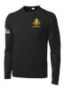 147th Field Hospital Long Sleeve Competitor Tee with Flag with Effects on Right Sleeve