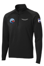 HHC 2-158 AHB 1/2 Zip Raglan Performance Pullover "Flight Operations" 2-Sleeve Print