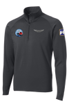 HHC 2-158 AHB 1/2 Zip Raglan Performance Pullover "Flight Operations" 2-Sleeve Print