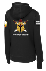 HHC 21st SIG BDE Ladies Poly/Cotton Blend Hoodie with Two Sleeve Print