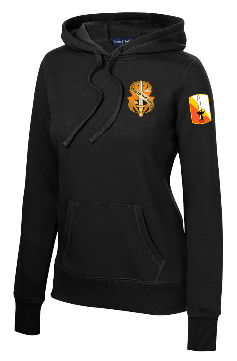 HHC 21st SIG BDE Ladies Poly/Cotton Blend Hoodie with Two Sleeve Print