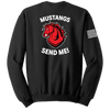 2D BSB Blend Crewneck Sweatshirt with Two Sleeve Print