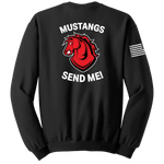 2D BSB Blend Crewneck Sweatshirt with Two Sleeve Print