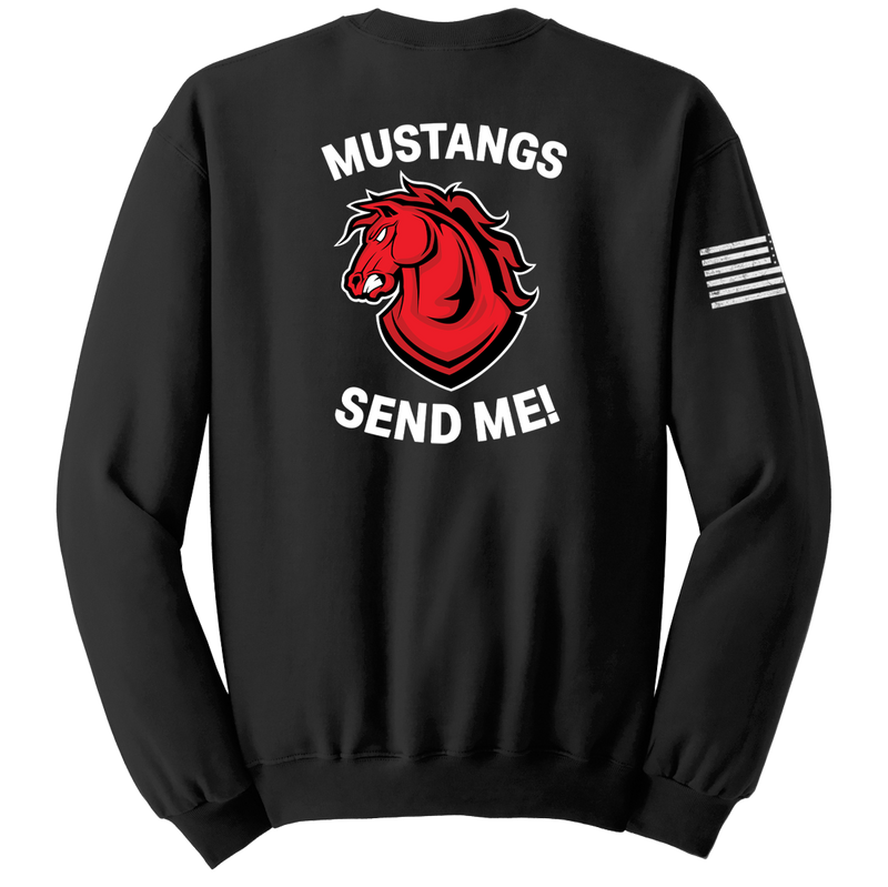 2D BSB Blend Crewneck Sweatshirt with Two Sleeve Print