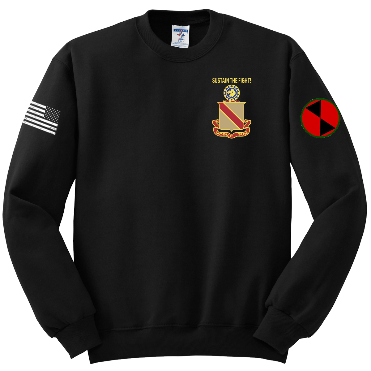 2D BSB Blend Crewneck Sweatshirt with Two Sleeve Print