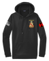 2D BSB Fleece Hooded Pullover with Two Sleeve Print