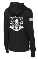 Hellraisers 2D BSB Ladies Poly/Cotton Blend Hoodie with Two Sleeve Print