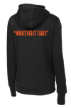 HHC 2D TSB Ladies Poly/Cotton Blend Hoodie with Left Sleeve Print