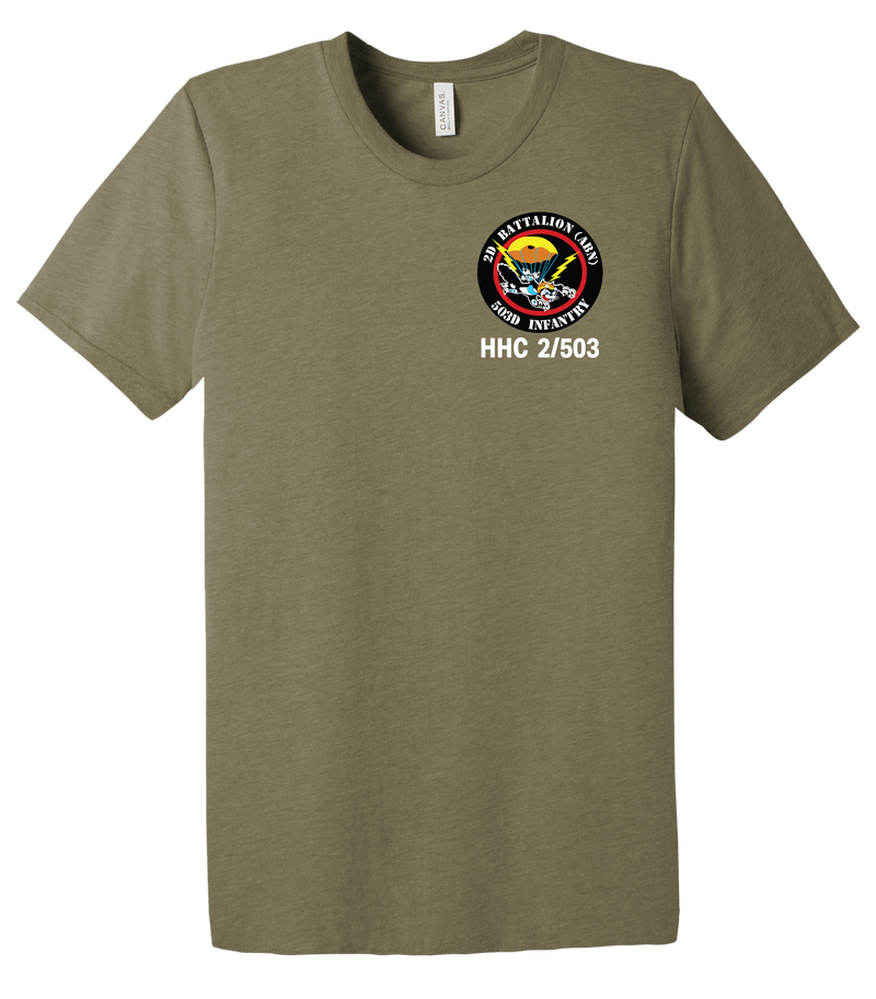 HHC 2_503rd FIST Unisex Triblend Short Sleeve Tee