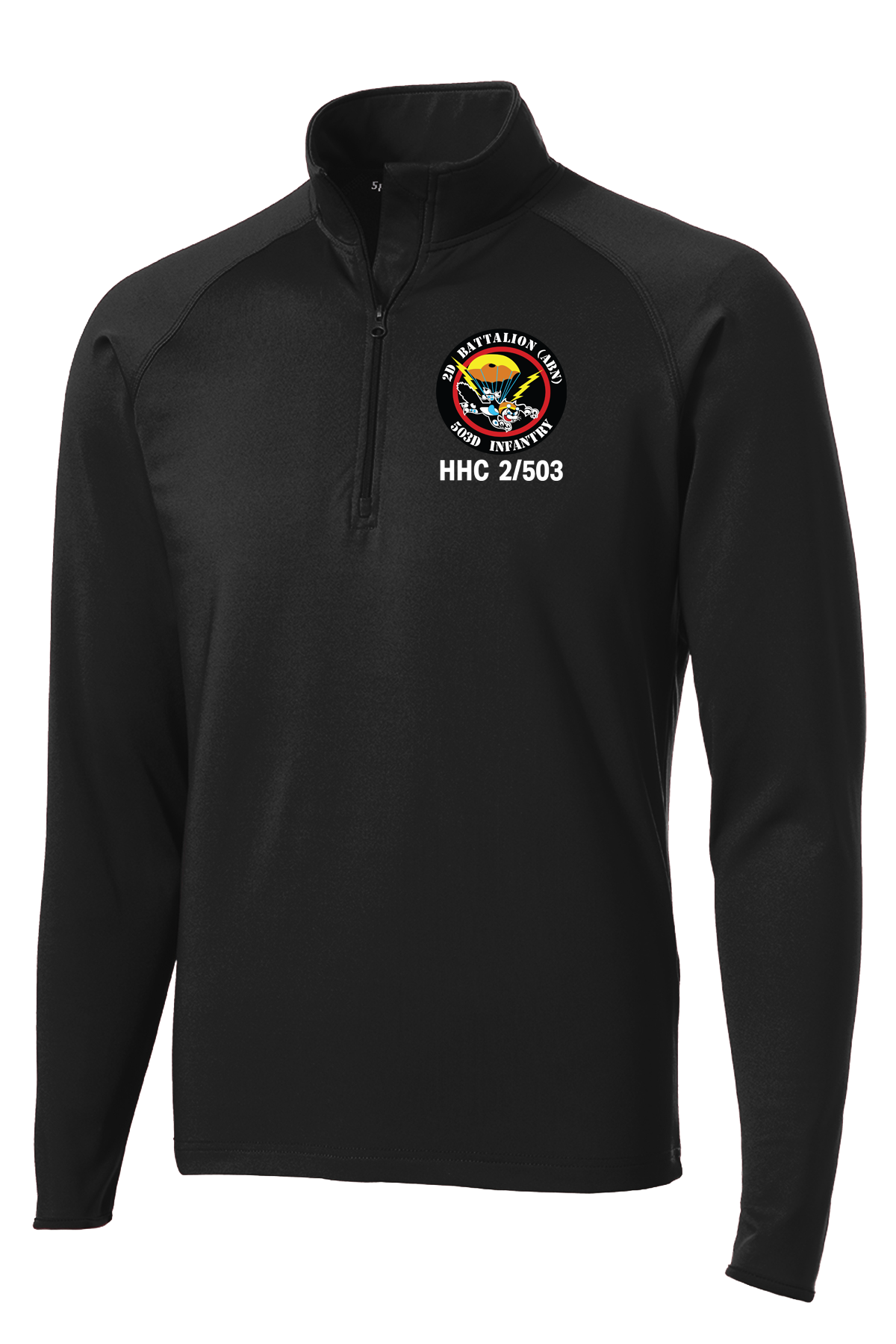 HHC 2_503rd FIST 1/2 Zip Raglan Performance Pullover
