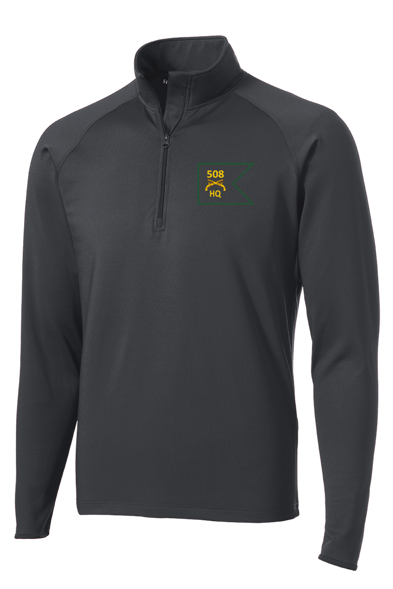 HHC 508th MP BN 1/2 Zip Raglan Performance Pullover