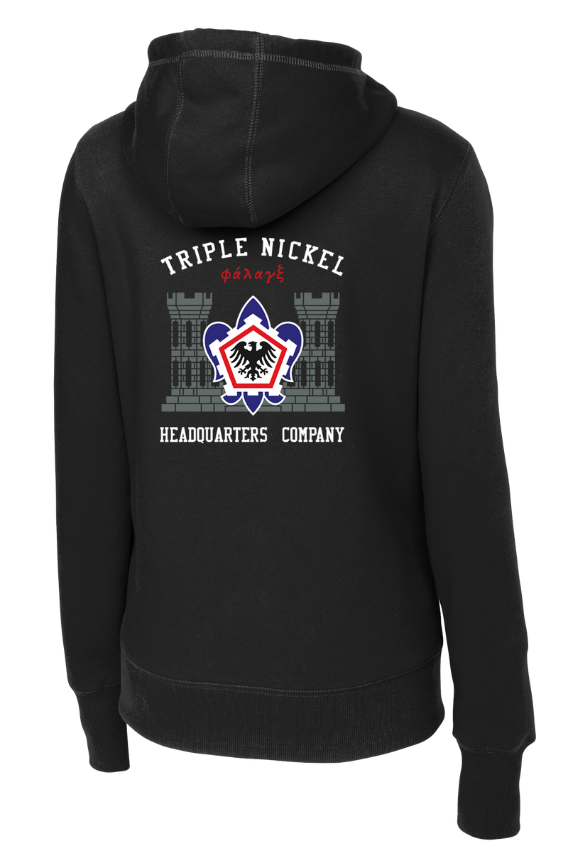 HHC 555th EN BDE Ladies Poly/Cotton Blend Hoodie