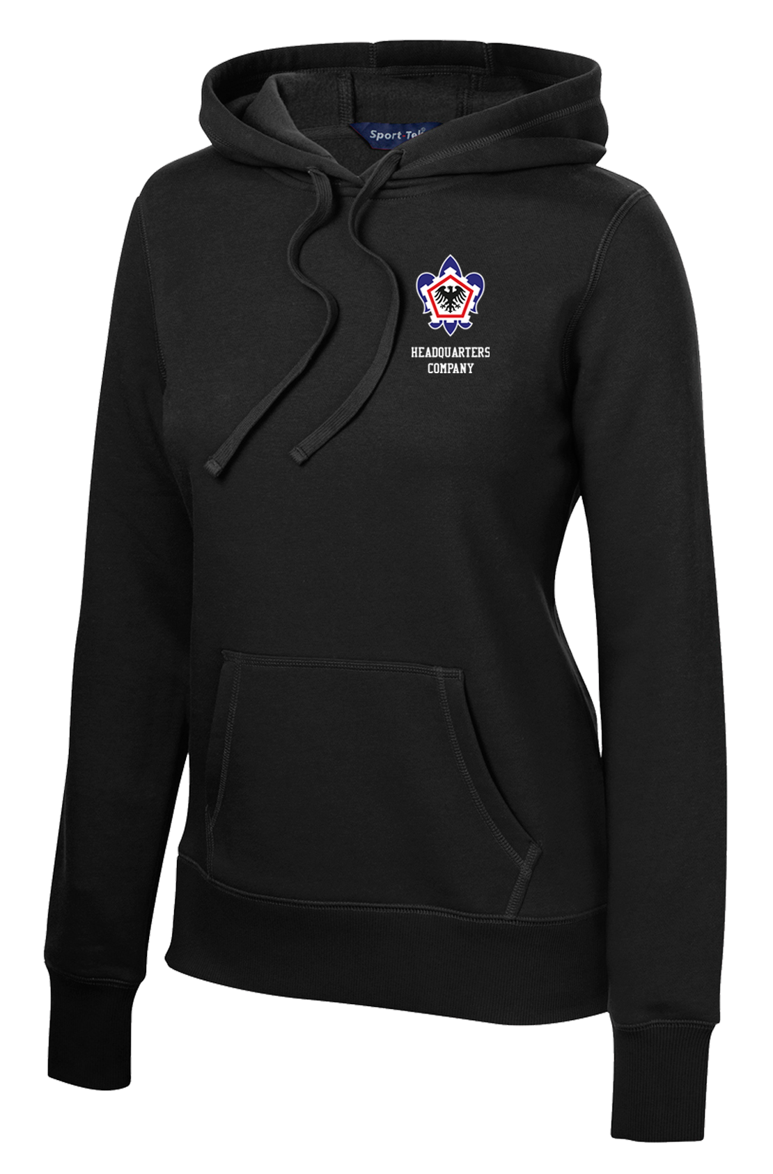 HHC 555th EN BDE Ladies Poly/Cotton Blend Hoodie