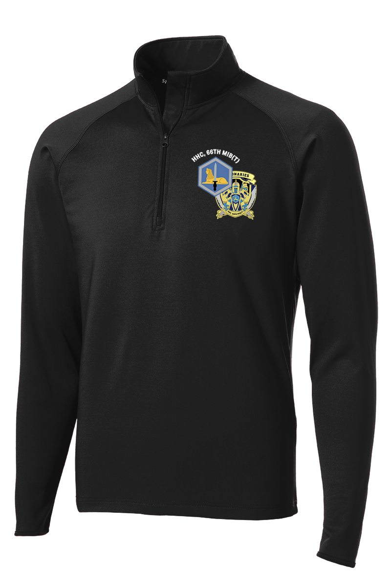 HHC 66th MI BDE 1/2 Zip Raglan Performance Pullover with overlapped design