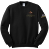 HHC Ft Huachuca - Honor Guard - Blend Crewneck Sweatshirt with Left Sleeve Print