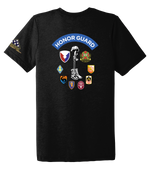 HHC Ft Huachuca - Honor Guard - Unisex Triblend Short Sleeve Tee with Left Sleeve Print