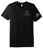 HHC Ft Huachuca - Honor Guard - Unisex Triblend Short Sleeve Tee with Left Sleeve Print