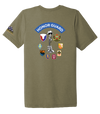 HHC Ft Huachuca - Honor Guard - Unisex Triblend Short Sleeve Tee with Left Sleeve Print