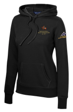 HHC Ft Huachuca - Honor Guard - Ladies Poly/Cotton Blend Hoodie with Left Sleeve Print