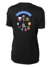 HHC Ft Huachuca - Honor Guard - Ladies Competitor Tee with Left Sleeve Print