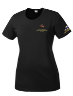 HHC Ft Huachuca - Honor Guard - Ladies Competitor Tee with Left Sleeve Print