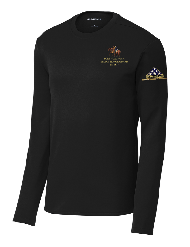 HHC Ft Huachuca - Honor Guard - Fleece Pullover Crew with Left Sleeve Print