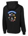 HHC Ft Huachuca - Honor Guard - Poly/Cotton Blend Hoodie with Left Sleeve Print