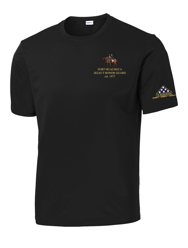 HHC Ft Huachuca - Honor Guard - Competitor Tee with Left Sleeve Print