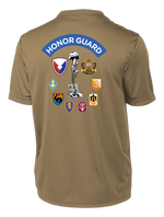 HHC Ft Huachuca - Honor Guard - Competitor Tee with Left Sleeve Print