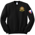 HHC Ft Huachuca - Wardens - Blend Crewneck Sweatshirt with Left Sleeve Print