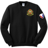 HHC Ft Huachuca - Wardens - Blend Crewneck Sweatshirt with Left Sleeve Print