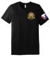 HHC Ft Huachuca - Wardens - Unisex Triblend Short Sleeve Tee with Left Sleeve Print