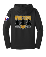 HHC Ft Huachuca - Wardens - Fleece Hooded Pullover with Left Sleeve Print