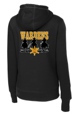 HHC Ft Huachuca - Wardens - Ladies Poly/Cotton Blend Hoodie with Left Sleeve Print