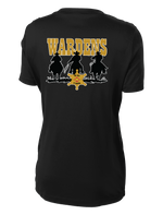 HHC Ft Huachuca - Wardens - Ladies Competitor Tee with Left Sleeve Print