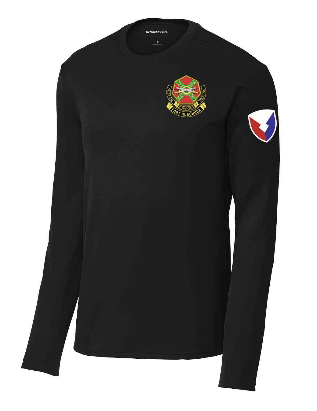 HHC Ft Huachuca - Wardens - Fleece Pullover Crew with Left Sleeve Print