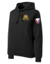 HHC Ft Huachuca - Wardens - Poly/Cotton Blend Hoodie with Left Sleeve Print