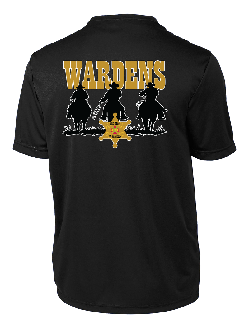 HHC Ft Huachuca - Wardens - Competitor Tee with Left Sleeve Print