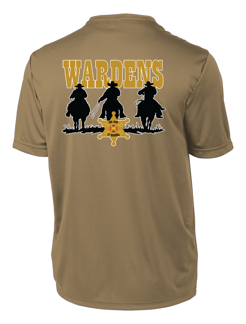 HHC Ft Huachuca - Wardens - Competitor Tee with Left Sleeve Print