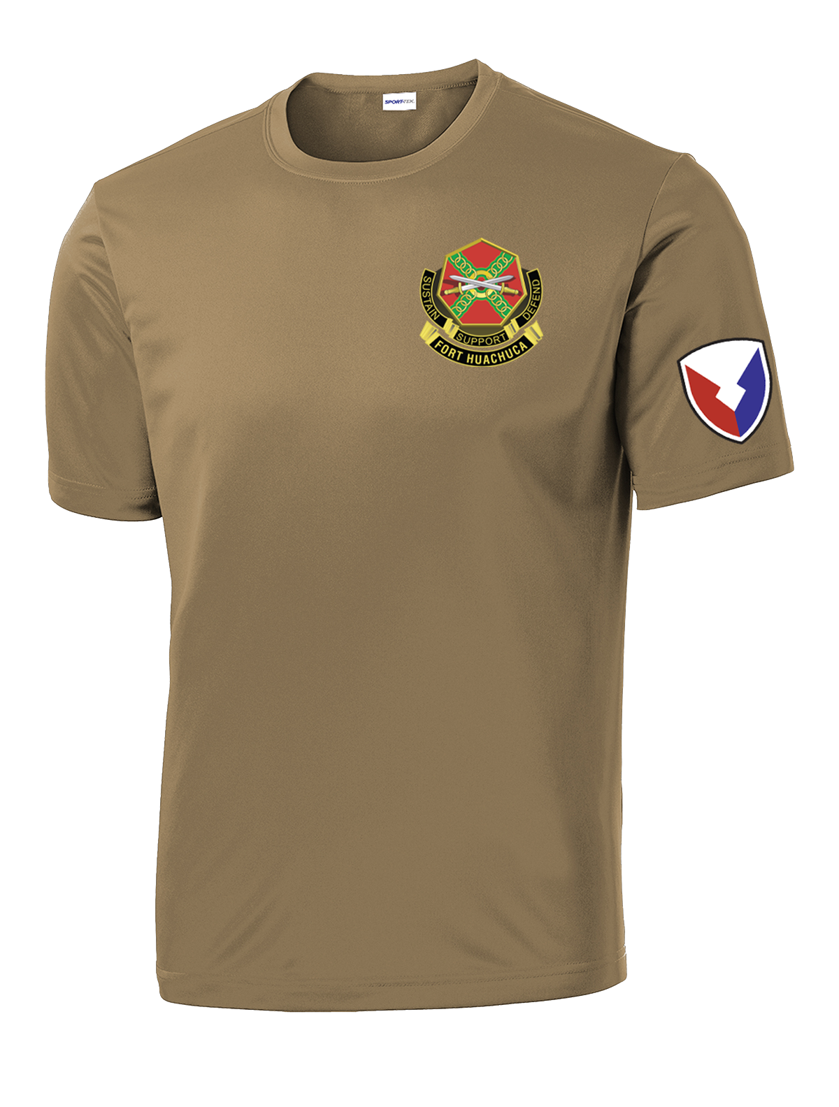 HHC Ft Huachuca - Wardens - Competitor Tee with Left Sleeve Print