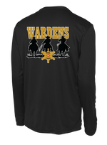 HHC Ft Huachuca - Wardens - Long Sleeve Competitor Tee with Left Sleeve Print