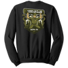 147th Field Hospital 1000 LB Club Blend Crewneck Sweatshirt with Two Sleeve Print
