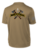 HHC 4-23 Infantry Competitor Tee with Right Sleeve Flag